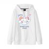 Новый парный худи с принтом Sanrio Cinnamoroll для женщин, свободный и милый, японский ленивый стиль, мультяшная анимация, куртка, школьная одежда