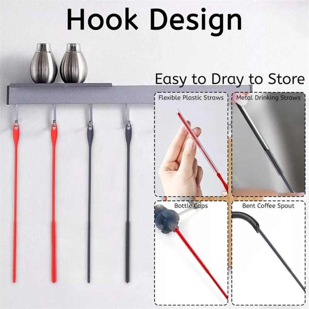 С длинной ручкой щетка для чистки труб бытовой очиститель для детских бутылочек для сосок щетка