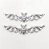 Retro Silver Bat Pendant for Halloween Jewelry DIY