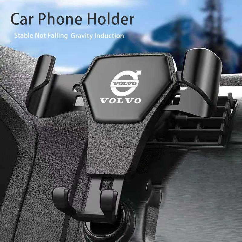 Gravity ABS Vehicle GPS Mobile Phone Holder Car Accessories For Volvo XC90 V90 V60 XC60 V40 S80 S60 S90 C40 XC40 V70 XC70 C30 C7