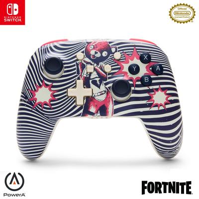 Официально лицензированный Nintendo беспроводной контроллер PowerA для Nintendo Switch Fortnite Cuddle Team Leader Product - (NSGP0416JP-01)