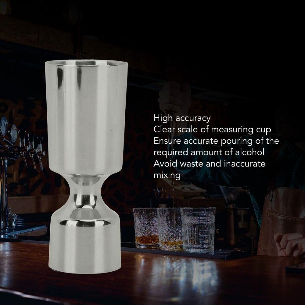 Dual Ounce Scales Cocktail Jigger Clear Scale Bar Tool Pourer Bar Tool Stainless Steel Jigger Bar