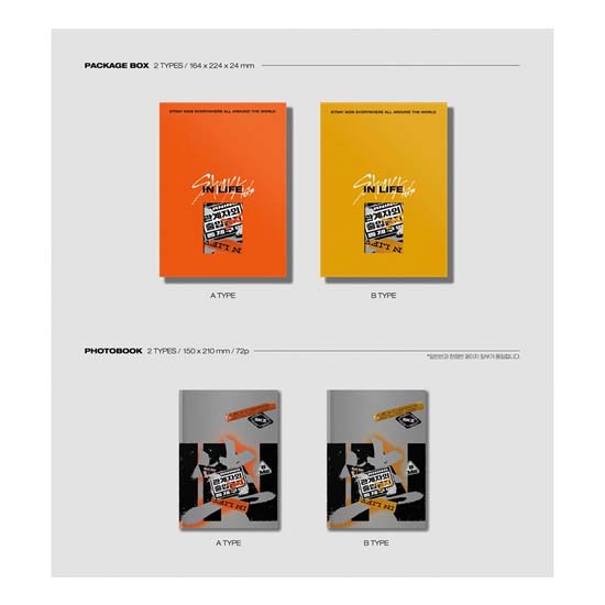 Stray Kids Переиздание 1-го альбома IN LIFE (А вер., Б вер.)