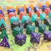 7pcs DND Dice Set Polyhedral Dice D4-D20 with Star Pattern for Board Game DND RPG