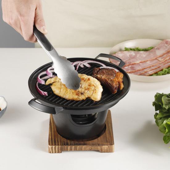 Мини-барбекю, спиртовая печь-гриль, японская одноместная духовка для приготовления пищи, антипригарная уличная плита для барбекю для кемпинга, пикника, многофункциональные инструменты для барбекю