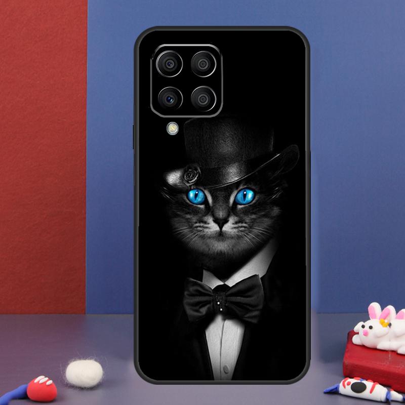 Man Suit Shirt Tie Case For Samsung Galaxy M34 M14 M54 M13 M15 M36 M55 M35 M56 M16 M31 M11 M53 M12 M32 M52 M06