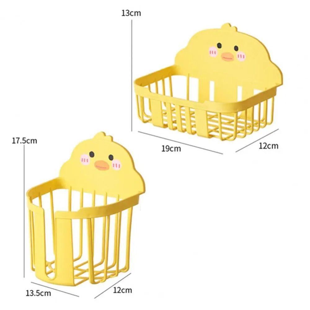 Маленькая желтая утка коробка для салфеток не требует перфорации держатель для туалетной бумаги симпатичная стойка для хранения