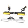 1 Pair Motorcycle LED Turn Signal Running Lights Retro Style Blinker Indicator Lamp Dual LED Light for ATV DC12V