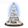 Christmas Snowman and Tree Music Box with Waterproof PVC Design