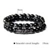 GolbalJew 2 шт. браслет из бисера для мужчин натуральный тигровый глаз гематит обсидиан браслеты из бисера Homme Energy Stretch браслет мужские ювелирные изделия