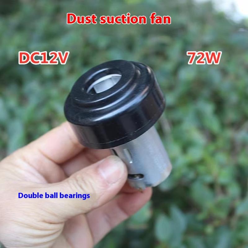 Двигатель вентилятора 72 Вт 390, 7,4 В-12 В постоянного тока, двойной шарикоподшипник, высокоскоростной вентилятор-турбина, инструмент для очистки пылесоса DIY