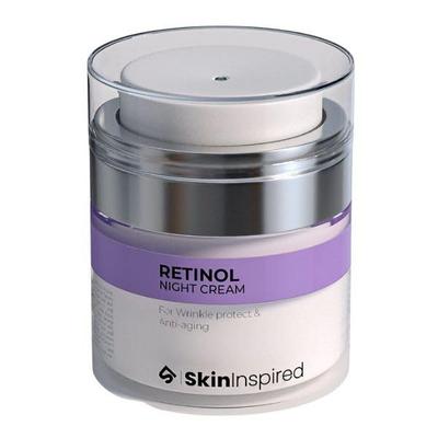 SkinInspired Ночной крем с ретинолом от морщин и для омоложения/Легкий крем от пигментных пятен, мелких и глубоких морщин/Омолаживающий крем (50 г)