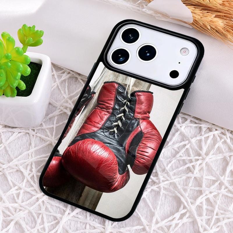 Боксерские перчатки мягкий чехол для телефона для iPhone 17 Air 16 15 11 12 14 13 Pro Max Ударопрочный чехол