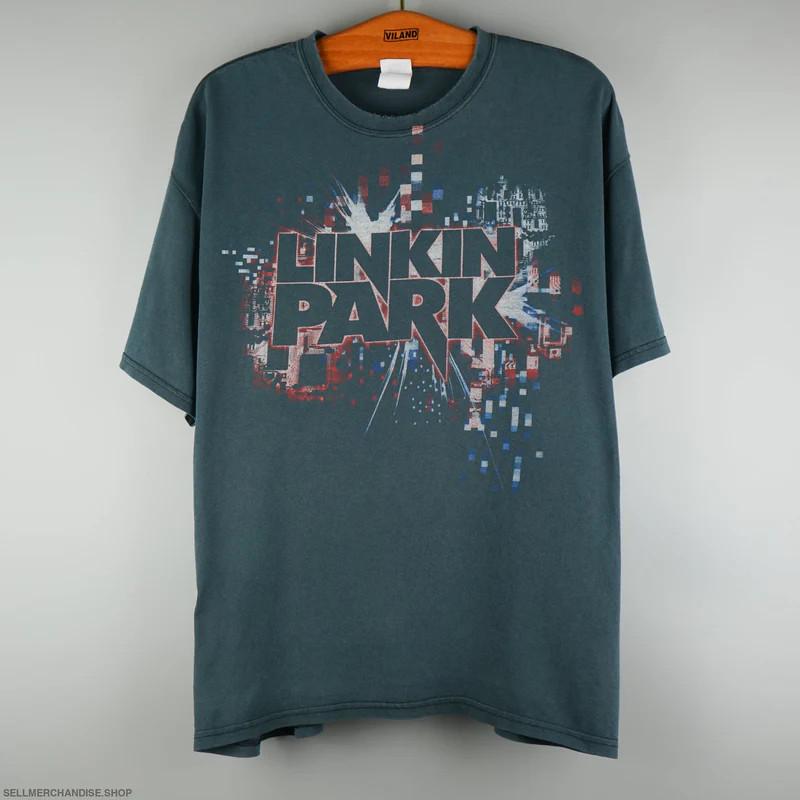 Винтажная футболка Linkin Park 2009 года Унисекс футболка