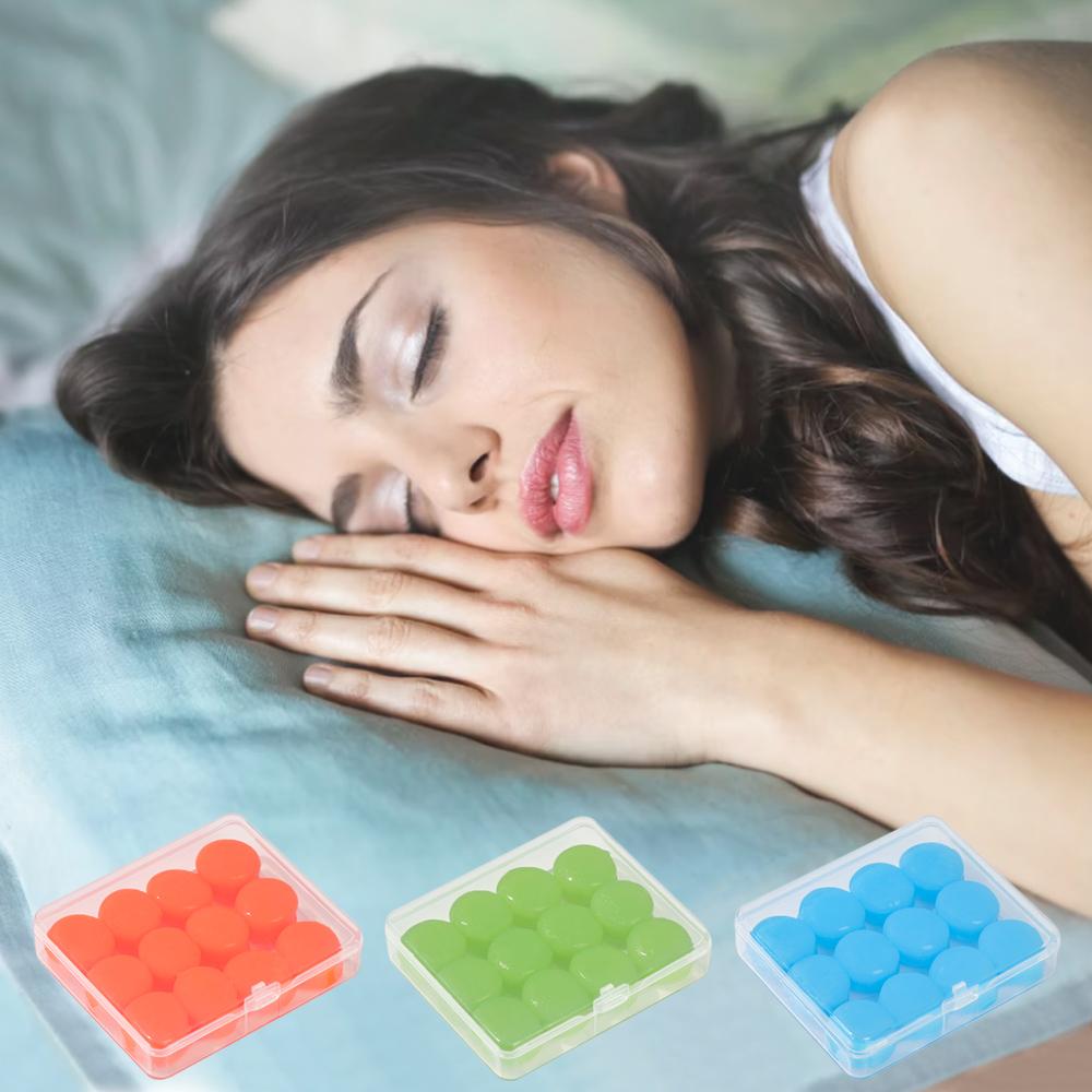 Insulation Soundproof Noise Reduction Anti-noise Ear Plugs Soft Silicone Earplugs Waterproof Earbud