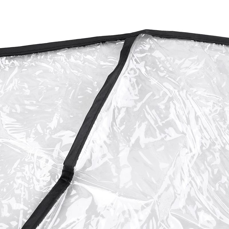 Универсальный дождевик для коляски, детский автомобильный дождевик, защита от ветра и солнца, прозрачный дышащий зонт на колесиках, дождевик, аксессуары