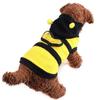 Пальто для щенков Bee Pet, одежда из флиса, толстовка с капюшоном для собак и кошек, карнавальный костюм, одежда для маленьких собак