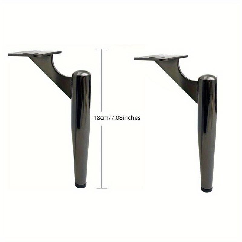2 шт., 18 см, роскошные универсальные металлические ножки для дивана, скандинавский стол, диван, опора, ножки для ТВ-шкафа, золотые ножки для шкафа для ванной комнаты, прикроватные тумбочки