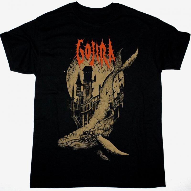 Подарок для фанатов группы GOJIRA Черная футболка из плотного хлопка, все размеры, унисекс