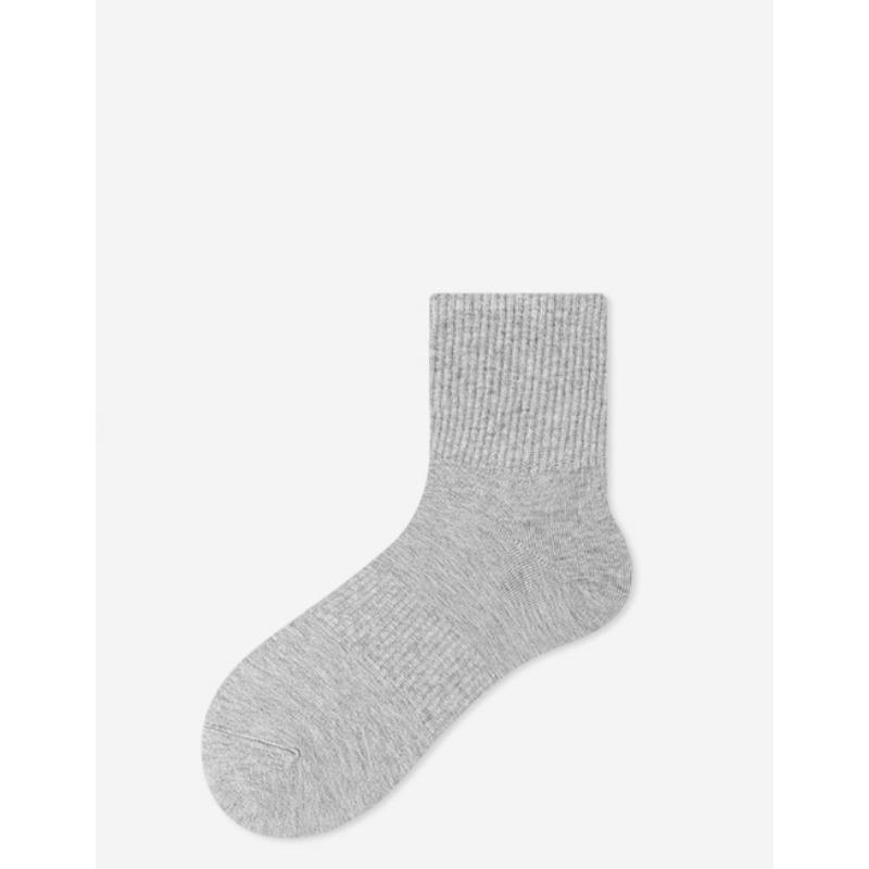 Men's Spring and Summer Short Socks, Black and White Socks, Anti-ball Mid-calf Socks, Basketball Sports Socks, Men's Cotton Socks