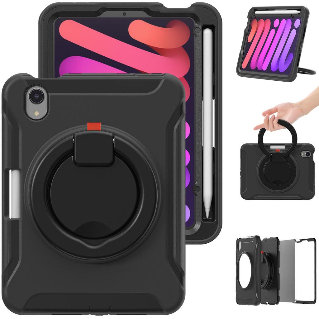 Защитный чехол для iPad Mini 6 с вращающейся подставкой и большой ручкой