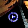 Новые для Mercedes Benz 2 шт. Светодиодные лампы-проекторы на двери автомобиля Аксессуары для Mercedes Benz AMG A B C M ML GLA GLS E-класса W176