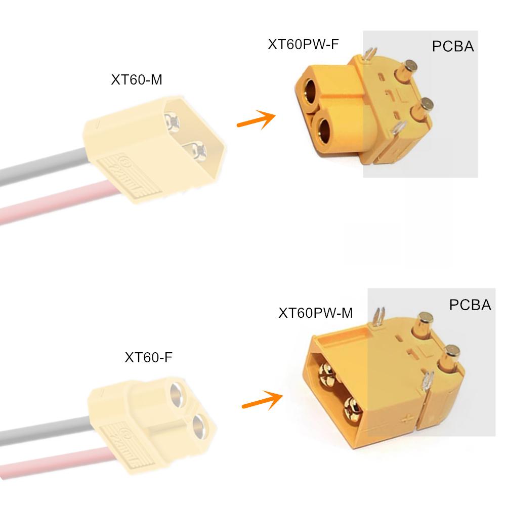XT60 PW XT60PW XT30PW XT30 XT60E-M/F Разъем Штекер Розетка Мама Папа для Дрона RC Вертолета Li Литий-ионной Батареи Amass CE