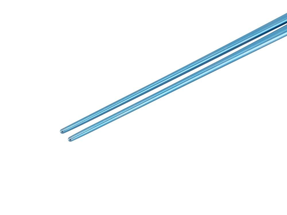 Snow Peak Titanium Tapered Chopsticks, Blue, SCT-115-BL (Novelty Included)