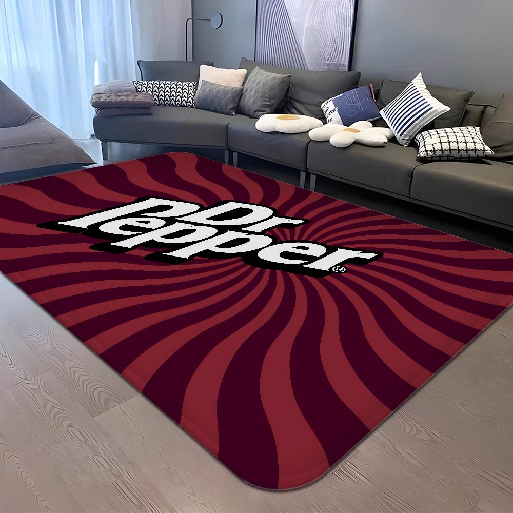 D-Dr Peppers Logo Door Mat Washable Non-Slip Living Room Sofa Chairs Area Mat Kitchen Bedside Area Rugs