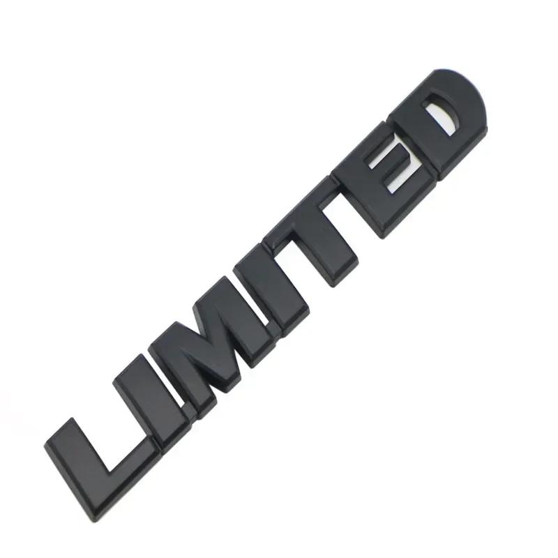 Chrome Black Limited Letters Rear Trunk Fender Emblem Badge Sticker Decals For Toyota Highlander Tacoma Tundra Car Accessories eo20