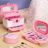 "Princess Makeup Box: Children's Pretend Play Cosmetic Set for Girls – Perfect Gift for Dress-Up"