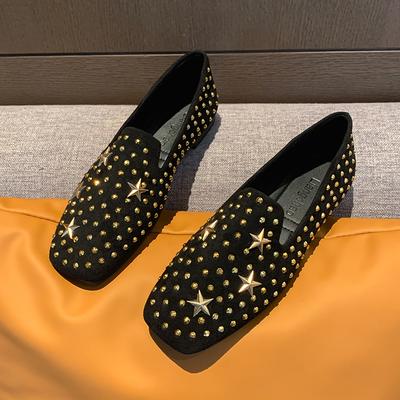 2024 Новая весна/осень женские туфли на плоской подошве из натуральной кожи мокасины женская повседневная обувь лоферы женские туфли-лодочки большой размер 43