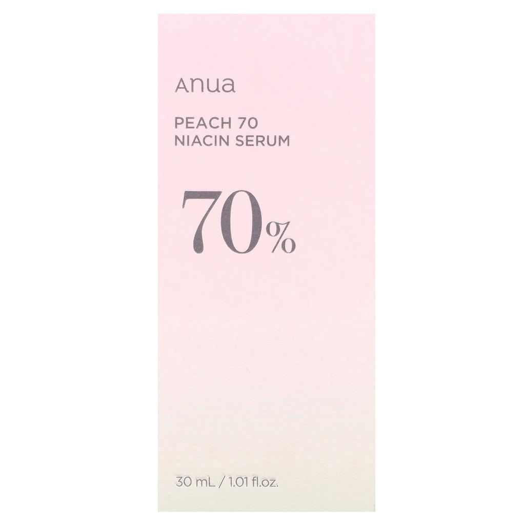 Anua Peach 70% Niacin Serum, 1.01 Fl Oz (30 Ml)