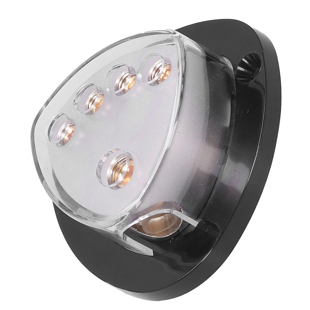 Power Fuse Distribution Block Holder 1 In 4 Way Out 0 4 AWG To 4 8 AWG for Cars Trucks Boats