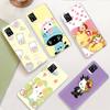 JZ25Cat Sanrio Прозрачный чехол для Samsung A04 A14 A23 M33 M53 Realme 10 9 C35 C55 VIVO Y02 X80 Infinix Hot 30 Note 11 Tecno Spark 8P Pro