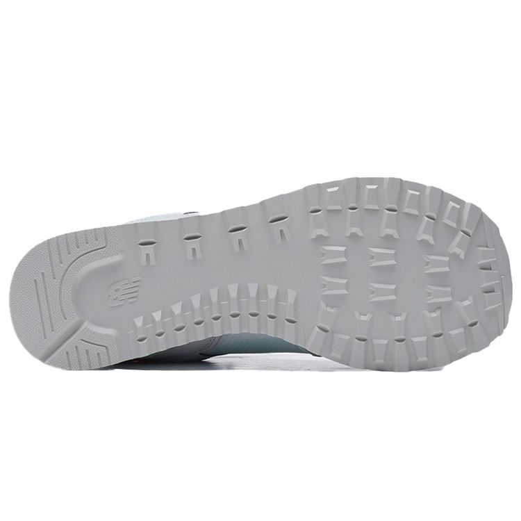 New Balance Nb 574 Серия Ретро Повседневная Ткань Синтетическая Кожа Низкий Верх Повседневные Кроссовки для Бега Женские кроссовки Серый Синий WL574ISC