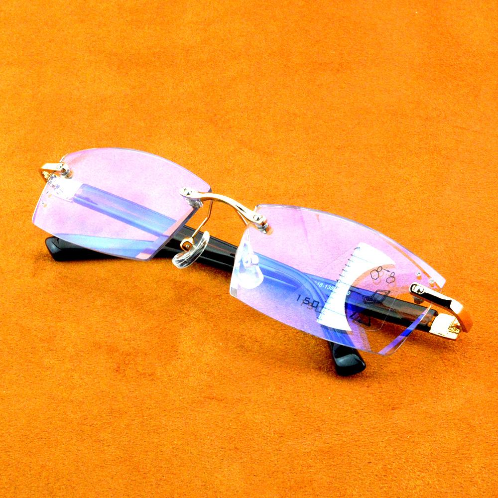 ROYAL LUXURY ТИТАНОВЫЙ СПЛАВ РУЧНОЙ РАБОТЫ МУЖЧИНЫ ЖЕНЩИНЫ УНИСЕКС ТОНИРОВАННЫЕ ЛИНЗЫ ФОРМАЦИОННОЙ ПРОГРАММЫ Прогрессивные ОЧКИ ДЛЯ ЧТЕНИЯ +1 +2,5 +2 +2,5 ДО 4