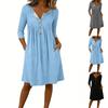 Женское модное повседневное платье свободного кроя -Цвет