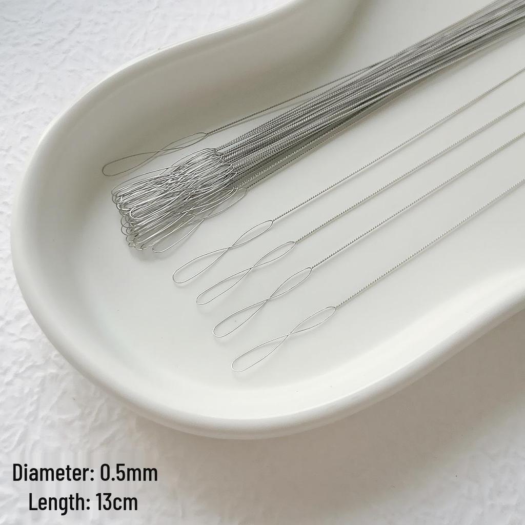 Twisted Needle Crochet Threader for Beading and Bracelet Making