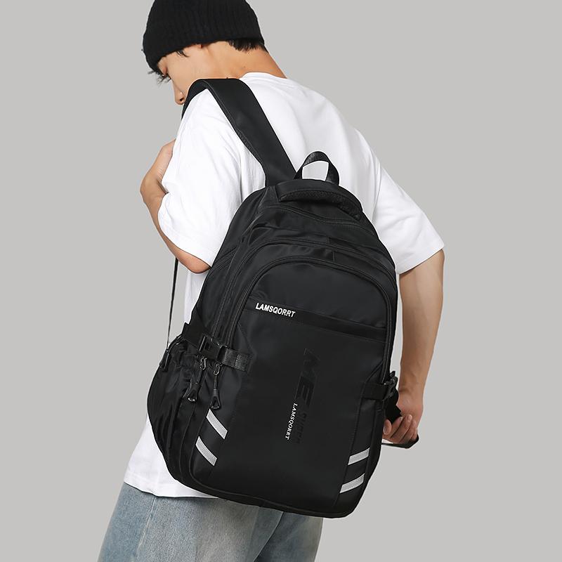 Мужской дорожный рюкзак большой вместимости, школьный рюкзак для учеников средней и старшей школы