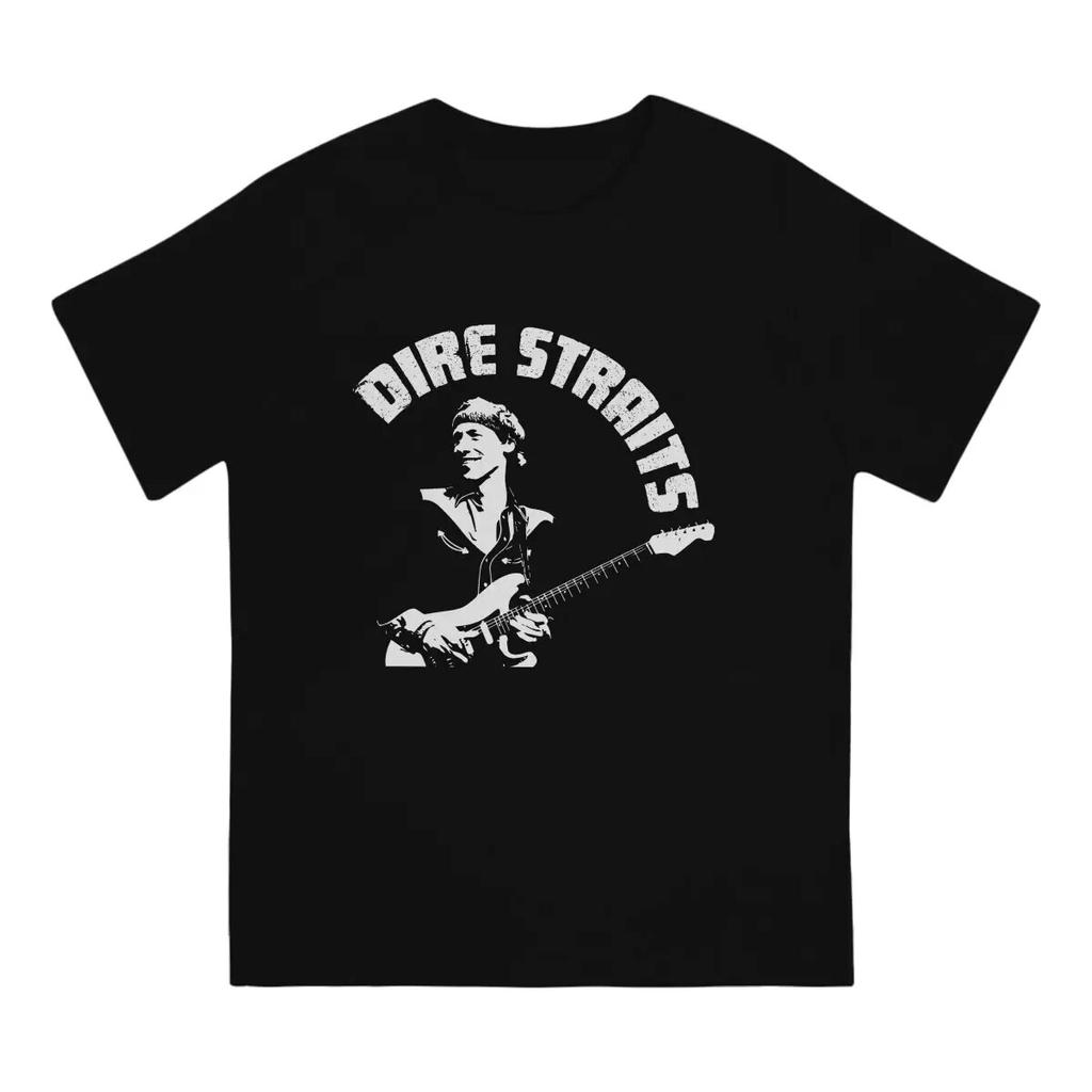 Футболки унисекс 1970-х годов, новинка британской рок-группы, хлопковые рукава, футболки Dire Straits, одежда с круглым вырезом, подарок на день рождения