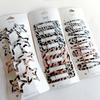 8pcs Geometric Star Leopard Print Hairpins Sweet Bangs Hairclip Colorful BB Clips For Women Girls