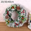 1 шт. Рождественский венок 2023 года, праздничный, свадебный, офисный, дверь, домашний офис, рождественский декор