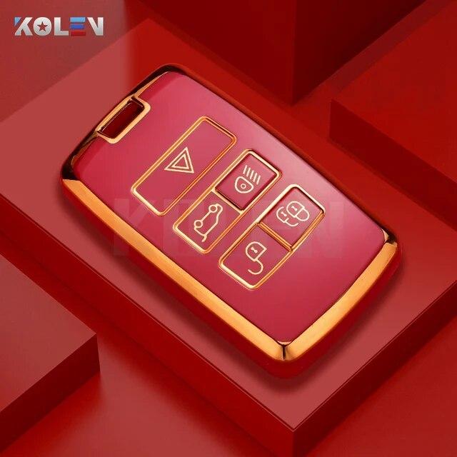 Модный чехол для дистанционного ключа из ТПУ для автомобиля, брелок для Land Rover Range Rover Evoque Discovery Sport Velar для Jaguar XE E-PACE XF