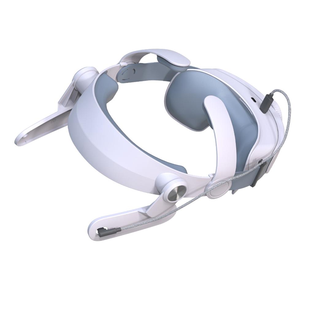 Ремешок на голову, совместимый с гарнитурой Meta Quest3 VR, 5000 мАч, перезаряжаемый, регулируемый на 360 градусов