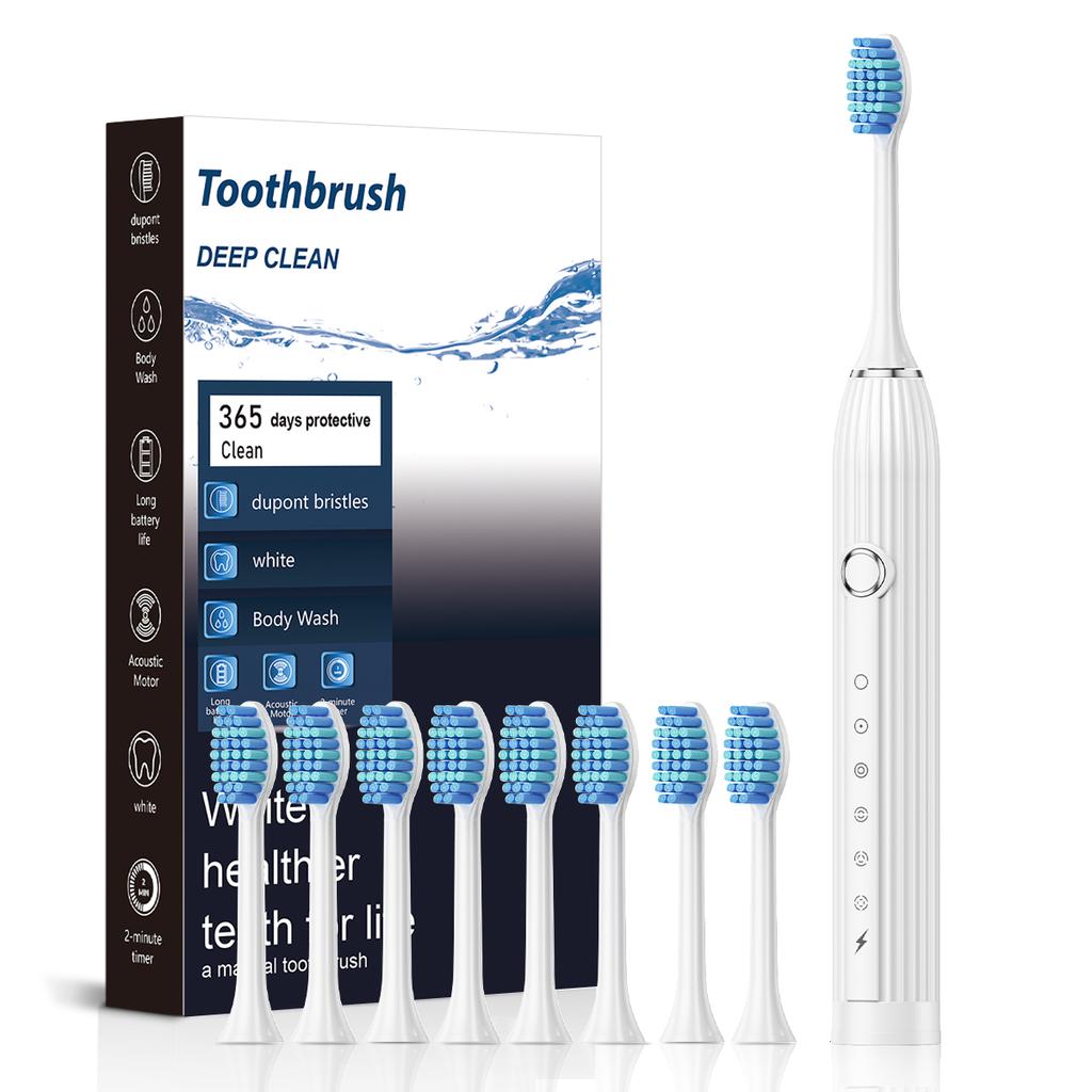 Smart Electric Toothbrush Adult Rechargeable Fully Automatic Soft Brush Family Combination Double Set Cleaning Toothbrush