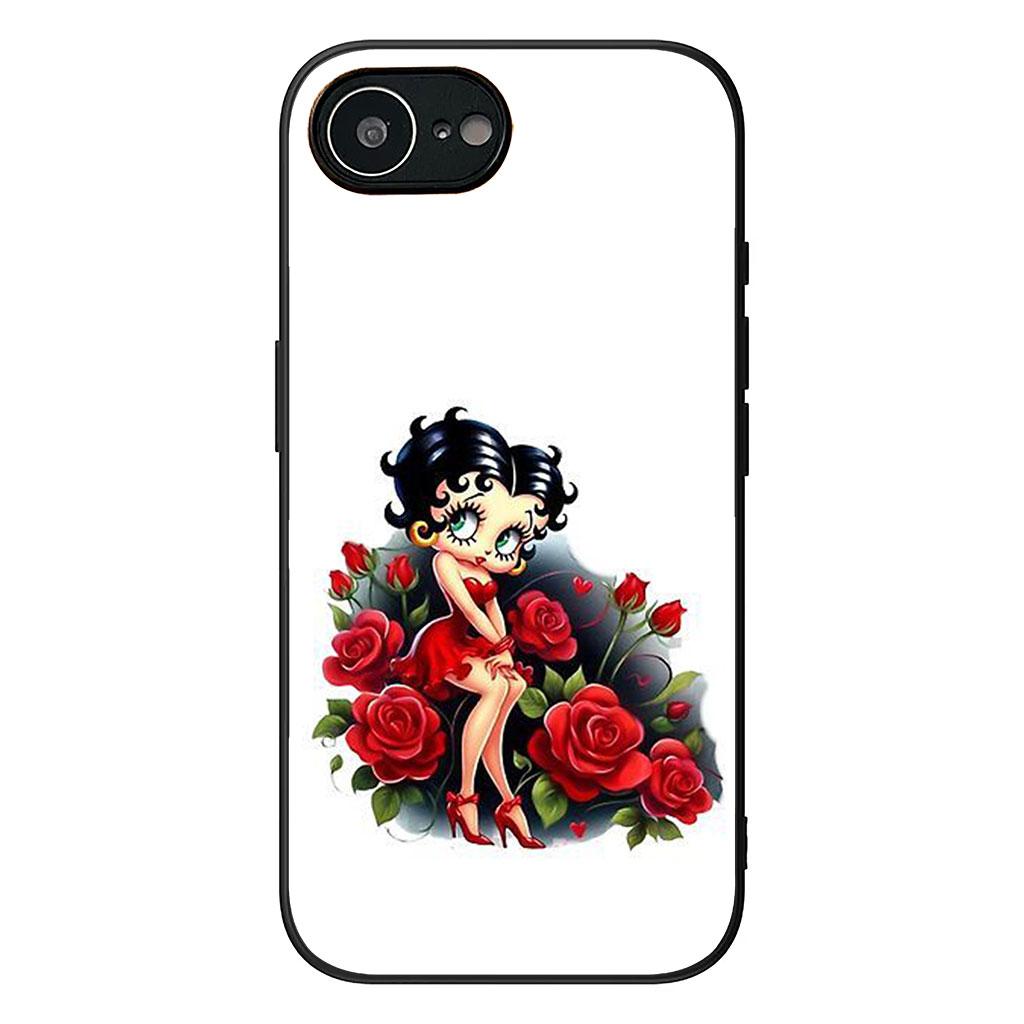 Чехол для телефона Kawaii B-Bettys Аниме B-Boops для Xiaomi Redmi Note 13 A3 A4 14 Pro Plus 9T 14C 13C 9C NFC + Pro+ 5G 4G Мягкий чехол