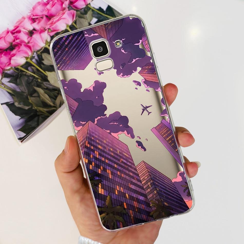 Чехол для телефона Samsung Galaxy J6 J6+ 2018 Samsung J 6 J6 Plus SM-J600F J610G Модный Крутой Узор Мягкий Силиконовый ТПУ Чехлы