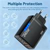 New 5 in 1 GaN Charger For 16 15pro Desktop Laptop Samsung 240W Fast Charging Adapter 120w Type To TypeC Cable Charger