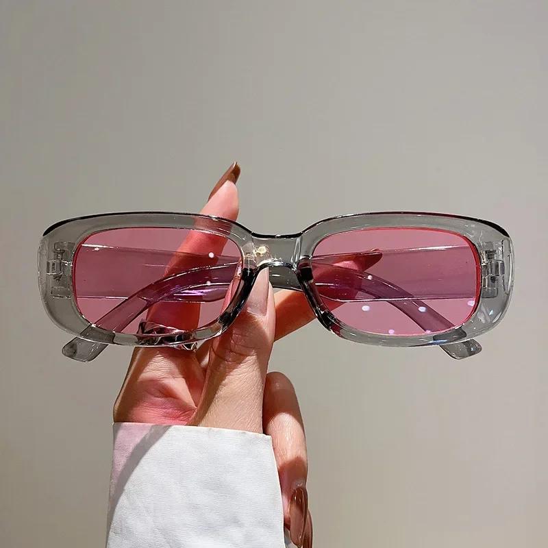 Роскошные винтажные солнцезащитные очки Uv400 Ретро солнцезащитные очки с маленькой оправой для мужчин и женщин Очки с УФ-защитой Уличная фотография